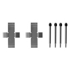 1 987 474 007 BOSCH Комплектующие, колодки дискового тормоза