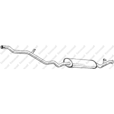 290-141 BOSAL Глушитель выхлопных газов конечный