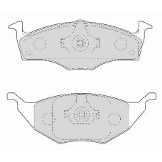 FD6968A NECTO Комплект тормозных колодок, дисковый тормоз