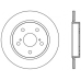 BDA2378.10 OPEN PARTS Тормозной диск