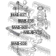 MAB-038<br />FEBEST<br />Подвеска, рычаг независимой подвески колеса