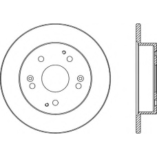 BDA2342.10 OPEN PARTS Тормозной диск