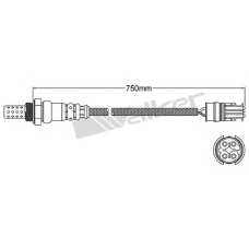 250-24466 WALKER Лямбда-зонд