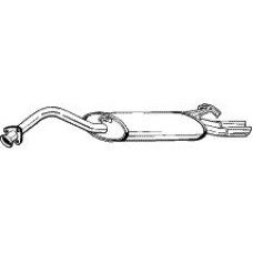 278-147 BOSAL Глушитель выхлопных газов конечный