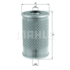 KX 37 MAHLE Топливный фильтр