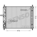 DRM09029 DENSO Радиатор, охлаждение двигателя