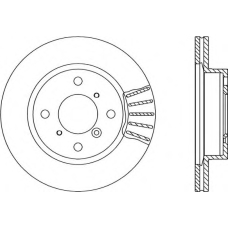 BDR1822.20 OPEN PARTS Тормозной диск