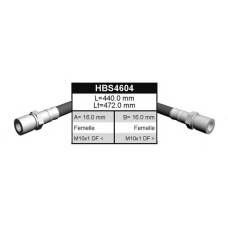 HBS4604 QUINTON HAZELL Тормозной шланг