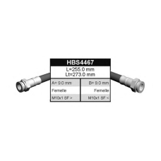 HBS4467 QUINTON HAZELL Тормозной шланг