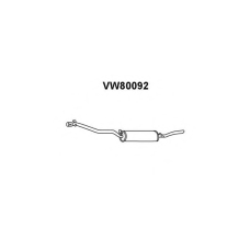 VW80092 VENEPORTE Глушитель выхлопных газов конечный