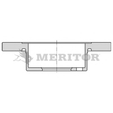 MBR6039 MERITOR Тормозной диск