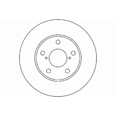MDC1236 MINTEX Тормозной диск
