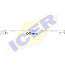 610617 E C ICER Сигнализатор, износ тормозных колодок