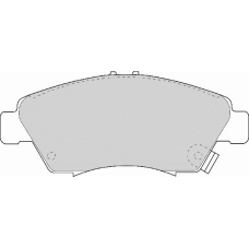 FD6580N NECTO Комплект тормозных колодок, дисковый тормоз