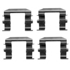 8DZ 355 204-491 HELLA Комплектующие, колодки дискового тормоза