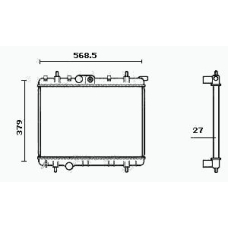 RM0225 EQUAL QUALITY Радиатор, охлаждение двигателя