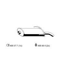 502009 ERNST Глушитель выхлопных газов конечный