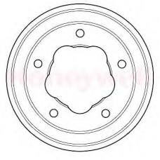 329187B BENDIX Тормозной барабан