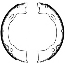 8DA 355 050-161 HELLA PAGID Комплект тормозных колодок, стояночная тормозная с