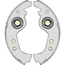 K553108 MGA Комплект тормозов, барабанный тормозной механизм