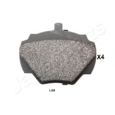 PP-L04AF JAPANPARTS Комплект тормозных колодок, дисковый тормоз