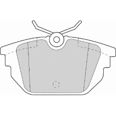FD6714N NECTO Комплект тормозных колодок, дисковый тормоз