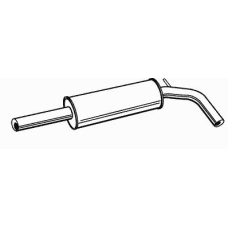 70504 WALKER Средний глушитель выхлопных газов