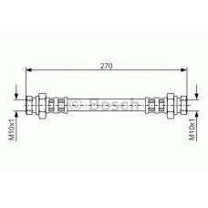 1 987 481 116 BOSCH Тормозной шланг