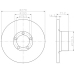 MDC177 MINTEX Тормозной диск