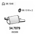 34.7079 ASSO Глушитель выхлопных газов конечный