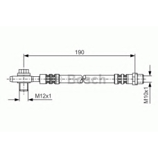 1 987 476 719 BOSCH Тормозной шланг