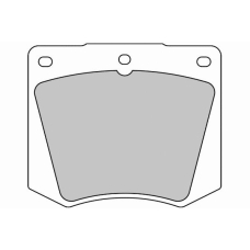 FD6767A NECTO Комплект тормозных колодок, дисковый тормоз