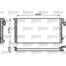 816964 VALEO Конденсатор, кондиционер