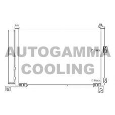 105616 AUTOGAMMA Конденсатор, кондиционер