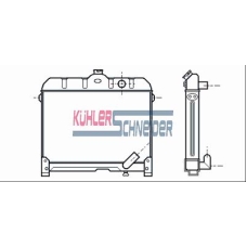0402701 KUHLER SCHNEIDER Радиатор, охлаждение двигател