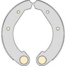 K501910 MGA Комплект тормозов, барабанный тормозной механизм
