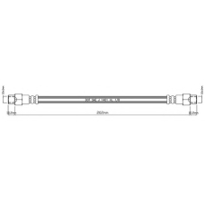VBH462 MOTAQUIP Тормозной шланг