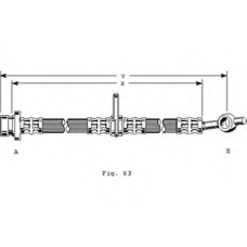 PHD240 TRW Тормозной шланг