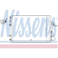 94657 NISSENS Конденсатор, кондиционер