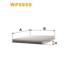 WP6958 WIX Фильтр, воздух во внутренном пространстве