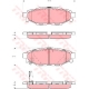 GDB3373<br />TRW<br />Комплект тормозных колодок, дисковый тормоз
