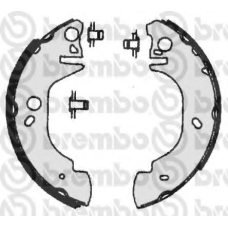 S 24 523 BREMBO Комплект тормозных колодок