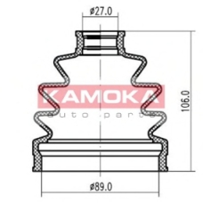 1147128 KAMOKA Пыльник, приводной вал