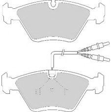 FD6737A NECTO Комплект тормозных колодок, дисковый тормоз