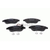 0 986 424 595 BOSCH Комплект тормозных колодок, дисковый тормоз