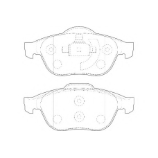WBP23245A WAGNER LOCKHEED Комплект тормозных колодок, дисковый тормоз