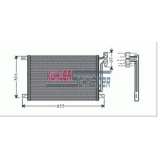 1433301 KUHLER SCHNEIDER Конденсатор, кондиционер