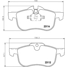 8DB 355 008-941 HELLA PAGID Комплект тормозных колодок, дисковый тормоз