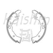 K0037 KAISHIN Комплект тормозных колодок