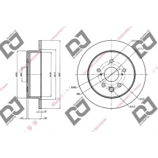 BD1462 DJ PARTS Тормозной диск